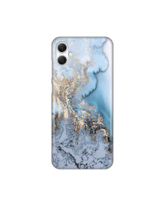 Torbica Silikonska Print za Samsung A055F Galaxy A05 Blue Gold Marble - 8019937