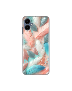 Torbica Silikonska Print za Samsung A065F Galaxy A06 Pastel Feathers - 8020450