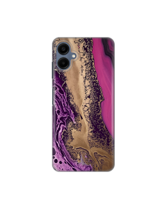 Torbica Silikonska Print za Samsung A065F Galaxy A06 Purple Gold Marble - 8020452