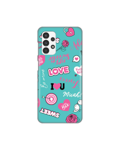 Torbica Silikonska Print za Samsung A135F Galaxy A13 4G Love - 8018814