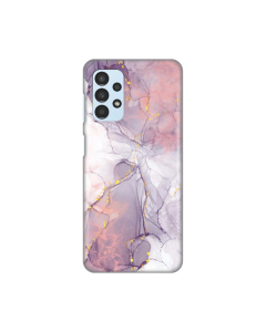 Torbica Silikonska Print za Samsung A135F Galaxy A13 4G Pink Marble - 8018646