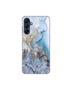Torbica Silikonska Print za Samsung A156B Galaxy A15 5G Blue Gold Marble - 8020016