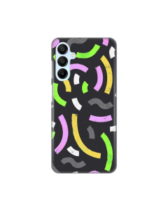 Torbica Silikonska Print za Samsung A156B Galaxy A15 5G Happy Lines gray - 8020344