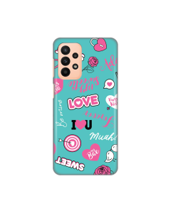 Torbica Silikonska Print za Samsung A235F Galaxy A23 4G/5G Love - 8019024