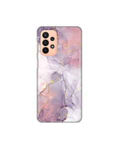 Torbica Silikonska Print za Samsung A235F Galaxy A23 4G/5G Pink Marble - 8019022
