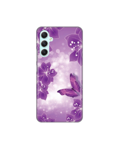Maska za Samsung Galaxy A34 5G Butterfly And Flowers Silikonska Print - 8019526