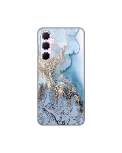 Torbica Silikonska Print za Samsung A356B Galaxy A35 5G Blue Gold Marble - 8020165