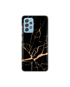 Torbica Silikonska Print za Samsung A525F/A526B/A528B Galaxy A52 4G/A52 5G/A52s 5G All Black - 8018915