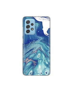 Torbica Silikonska Print za Samsung A525F/A526B/A528B Galaxy A52 4G/A52 5G/A52s 5G Blue Marble - 8018109
