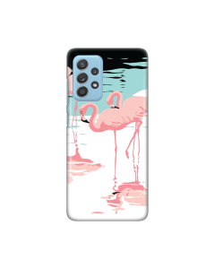 Torbica Silikonska Print za Samsung A525F/A526B/A528B Galaxy A52 4G/A52 5G/A52s 5G Pink Flamingos - 8018112