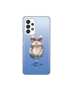 Torbica Silikonska Print za Samsung A536B Galaxy A53 5G Funny Cat - 8018507