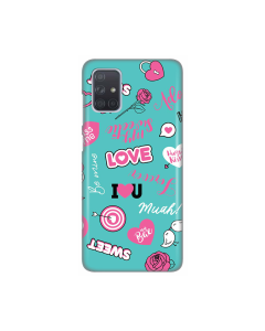 Torbica Silikonska Print za Samsung A715F Galaxy A71 Love - 8018739