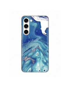 Maska za Samsung Galaxy S23 Plus Blue Marble Silikonska Print - 8019654