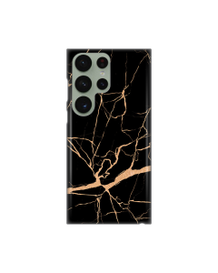 Maska za Samsung Galaxy S23 Ultra All Black Silikonska Print - 8019381