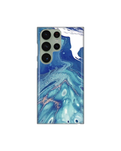 Maska za Samsung Galaxy S23 Ultra Blue Marble Silikonska Print - 8019382