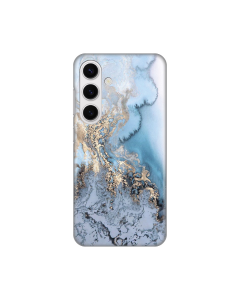Torbica Silikonska Print za Samsung S921B Galaxy S24 Blue Gold Marble - 8020031