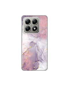 Torbica Silikonska Print za Xiaomi 14T Pink Marble - 8020545-1