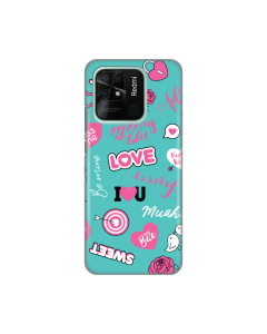 Torbica Silikonska Print za Xiaomi Redmi 10C Love - 8018702