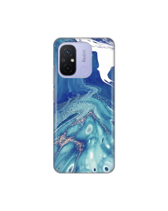 Torbica Silikonska Print za Xiaomi Redmi 12C Blue Marble - 8019657