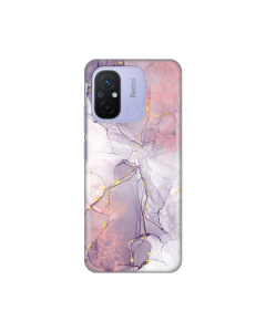 Torbica Silikonska Print za Xiaomi Redmi 12C Pink Marble - 8019656
