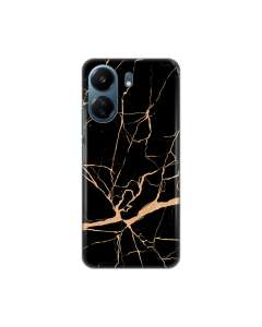 Torbica Silikonska Print za Xiaomi Redmi 13C All Black - 8019933