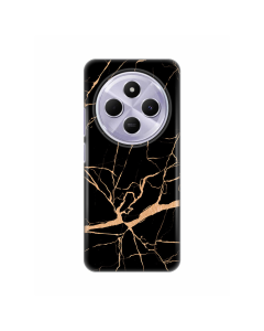 Torbica Silikonska Print za Xiaomi Redmi 14C/Redmi A4 All Black - 8020529-1