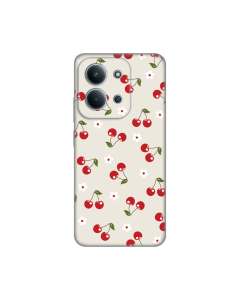 Maska za Xiaomi Redmi 15C 4G Cherry and Flowers Silikonska Print - 8021014