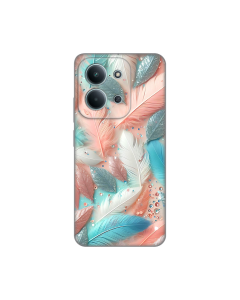 Maska za Xiaomi Redmi 15C 4G Pastel Feathers Silikonska Print - 8021016