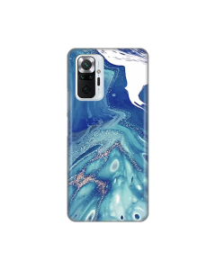 Torbica Silikonska Print za Xiaomi Redmi Note 10 Pro/10 Pro Max Blue Marble - 8019255