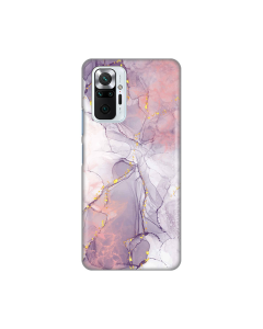 Torbica Silikonska Print za Xiaomi Redmi Note 10 Pro/10 Pro Max Pink Marble - 8019256