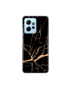 Torbica Silikonska Print za Xiaomi Redmi Note 12 4G (EU) All Black - 8019673