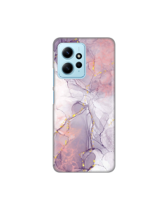 Torbica Silikonska Print za Xiaomi Redmi Note 12 4G (EU) Pink Marble - 8019671