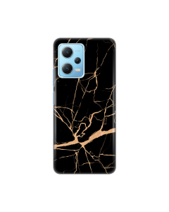 Torbica Silikonska Print za Xiaomi Redmi Note 12 5G (EU) All Black - 8019679