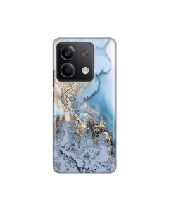 Torbica Silikonska Print za Xiaomi Redmi Note 13 4G Blue Gold Marble - 8019941