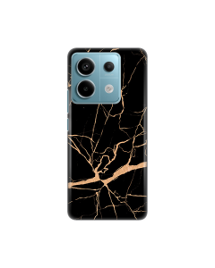 Torbica Silikonska Print za Xiaomi Redmi Note 13 Pro 5G All Black - 8020191