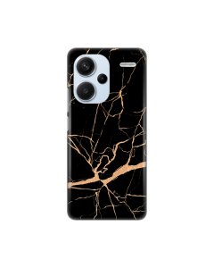 Torbica Silikonska Print za Xiaomi Redmi Note 13 Pro Plus All Black - 8020195