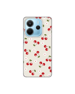 Torbica Silikonska Print za Xiaomi Redmi Note 14 4G (SRB) Cherry and Flowers - 8020720