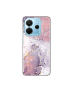 Torbica Silikonska Print za Xiaomi Redmi Note 14 4G (SRB) Pink Marble - 8020716