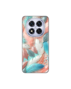 Torbica Silikonska Print za Xiaomi Redmi Note 14 Pro 5G (EU) Pastel Feathers - 8020506-1