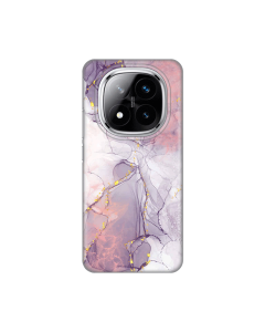Maska za Xiaomi Redmi Note 14 Pro Plus (EU) Silikonska Print Pink Marble - 8020649