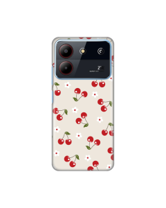 Maska za ZTE Blade A54 Cherry and Flowers Silikonska Print - 8020814