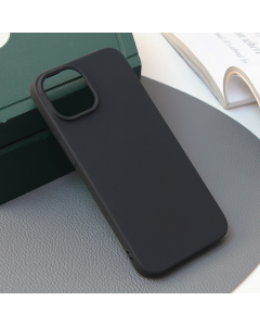 Torbica silikonska Skin za iPhone 15 6.1 mat crna - 209734