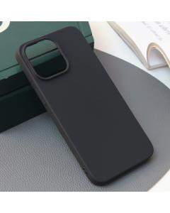 Torbica silikonska Skin za iPhone 15 Pro Max 6.7 mat crna - 209737