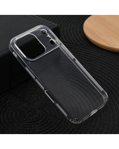 Maska za iPhone 17 Pro 63 silikonska Ultra Thin with pluggy transparent - 223396