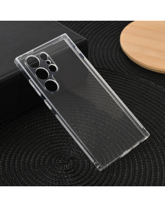 Maska za Samsung Galaxy S24 Ultra transparent silikonska Ultra Thin with pluggy - 221170