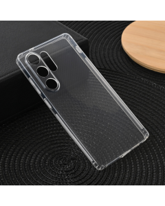 Maska za Samsung Galaxy S25 Ultra transparent silikonska Ultra Thin with pluggy - 221172