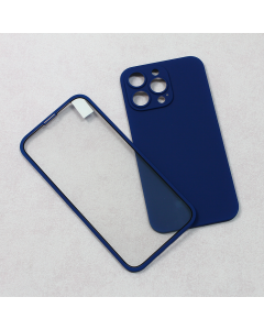 Maska za iPhone 13 Pro Max 6.7 Slim 360 Full plava - 97492-1