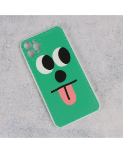 Maska za iPhone 11 Pro Max 6.5 Smile face zelena - 90389-1