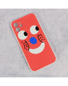 Torbica Smile face za iPhone 12 6.1 crvena - 90393-1