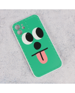 Torbica Smile face za iPhone 12 6.1 zelena - 90395